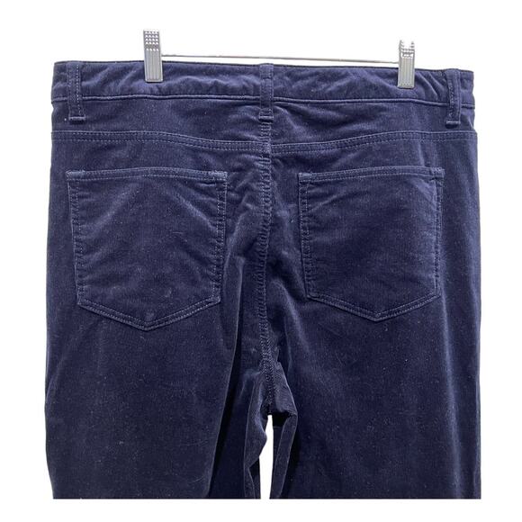 Talbots Womens Size 12 Stretch Fine Corduroy Straight Leg Pants Indigo Blue - Picture 8 of 12